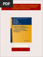 Ambient Intelligence – Software and Applications –,10th International Symposium on Ambient Intelligence Paulo Novais 2024 Scribd Download