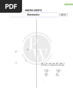 Kinematics: DPP 07 (of Lec 11)