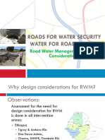 Road Water Management Design Considerations