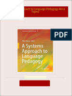 Instant download A Systems Approach to Language Pedagogy Akira Tajino pdf all chapter