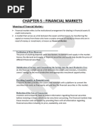  Financial Markets