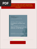 Download Full Corollaries on place and void with Simplicius against Philoponus on the eternity of the world Aristotle PDF All Chapters