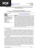 IJSS_Analysis of the Visionary Leadership of the Principal in Improving Teacher Performance