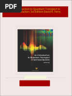 Where can buy An Introduction to Quantum Transport in Semiconductors 1st Edition David K. Ferry ebook with cheap price