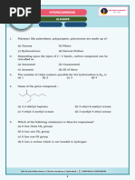 ALKANES WORK SHEET 1