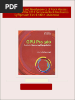Geomechanics and Geodynamics of Rock Masses : Proceedings of the 2018 European Rock Mechanics Symposium First Edition Litvinenko 2024 scribd download