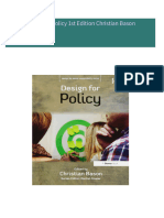 Instant download Design for Policy 1st Edition Christian Bason pdf all chapter