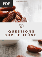 50 questions sur le jeûne - Akim Bouterra