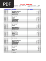 Account Statement