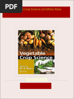 Download Vegetable Crop Science 1st Edition Rana ebook All Chapters PDF