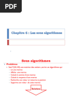 sous algorithmes