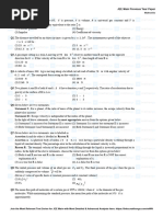 JEE Main 2023 (13 Apr Shift 2) Previous Year Paper with Answer Keys - MathonGo