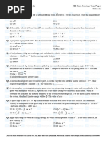 JEE Main 2023 (11 Apr Shift 2) Previous Year Paper with Answer Keys - MathonGo