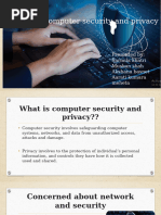 Computer Security and privacy, authorisation and unauthorized access, cyber crime