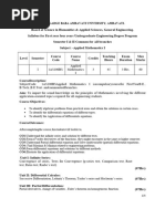 M 1 M2 BE I year NEP syllabus-2024