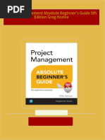 Download Full Project Management Absolute Beginner's Guide 5th Edition Greg Horine PDF All Chapters