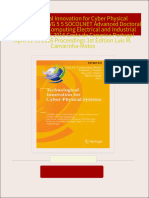 Immediate download Technological Innovation for Cyber Physical Systems 7th IFIP WG 5 5 SOCOLNET Advanced Doctoral Conference on Computing Electrical and Industrial Systems DoCEIS 2016 Costa de Caparica Portugal April 11 13 2016 Proceedings 1st Edition Luis M. Camarinha-Matos ebooks 2024