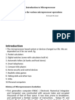 Unit-I Introduction to Microprocessor