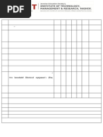 EIDCBM Continuous Assessment Sheet with CPOT