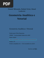 Geometria Analítica e Vetorial UFABC