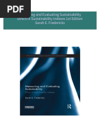 [FREE PDF sample] Measuring and Evaluating Sustainability Ethics in Sustainability Indexes 1st Edition Sarah E. Fredericks ebooks