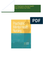 Instant download Test Bank for Psychiatric Mental Health Nursing 1st Edition by Potter pdf all chapter