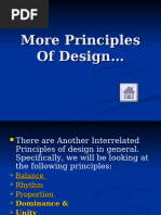 More Principles of Design