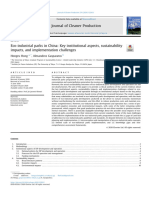 Eco-industrial parks in China_Key institutional aspects, sustainability impacts, and implementation challenges