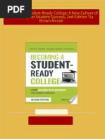 Instant Access to Becoming a Student-Ready College: A New Culture of Leadership for Student Success, 2nd Edition Tia Brown Mcnair ebook Full Chapters