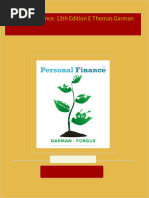 Immediate download Personal finance. 13th Edition E Thomas Garman ebooks 2024