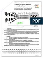 Univida 2024 Prefeitura de Ipiranga Pr Psicologo Prova