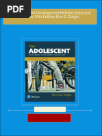 Download ebooks file The Adolescent Development Relationships and Culture 14th Edition Kim G. Dolgin all chapters