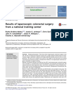 Results of Laparoscopic Colorectal Surgery From a Nat 2014 Asian Journal of