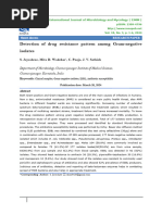 Detection of drug resistance pattern among Gram-negative isolates