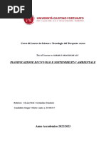 Tesi di Laurea PIANIFICAZIONE DI UN VOLO E SOSTENIBILITA' AMBIENTALE