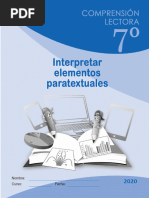 7° Interpretar Elementos Paratextuales