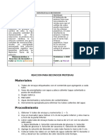 RECONOCIENDO BIOMOLECULAS