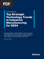 Top Strategic Technology Trends in Industrial Manufacturing for 2024 - Shared by WorldLine Technology