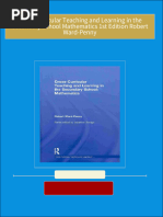 Download Complete Cross Curricular Teaching and Learning in the Secondary School Mathematics 1st Edition Robert Ward-Penny PDF for All Chapters