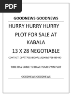 Plot for Sale