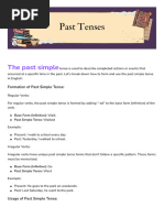 2.Tenses - Pasts