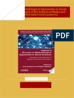 Full Download Diversity of Methodological Approaches in Social Sciences: Example of the Analysis of Media and Online Information Inna Lyubareva PDF DOCX