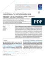 Interdisciplinary, but how - Anthropological Perspectives from Collaborative Research on Climate and Environmental Change