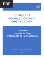 Modulo 3 - Sistemas de Información en La Organización