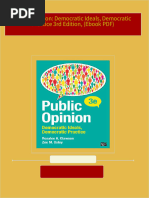 Get Public Opinion: Democratic Ideals, Democratic Practice 3rd Edition, (Ebook PDF) PDF ebook with Full Chapters Now