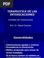 U5 y 6. Terapéutica de las intoxicaciones