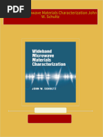 [FREE PDF sample] Wideband Microwave Materials Characterization John W. Schultz ebooks