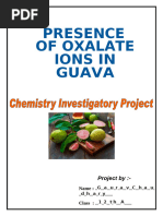 563089886 Presence of Oxalative Ions in Guava