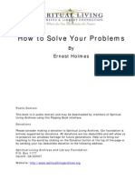 How To Solve Your Problems by Ernest Holmes P