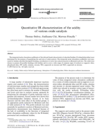 Caract. IR Cuantitativo de Oxides de Metal